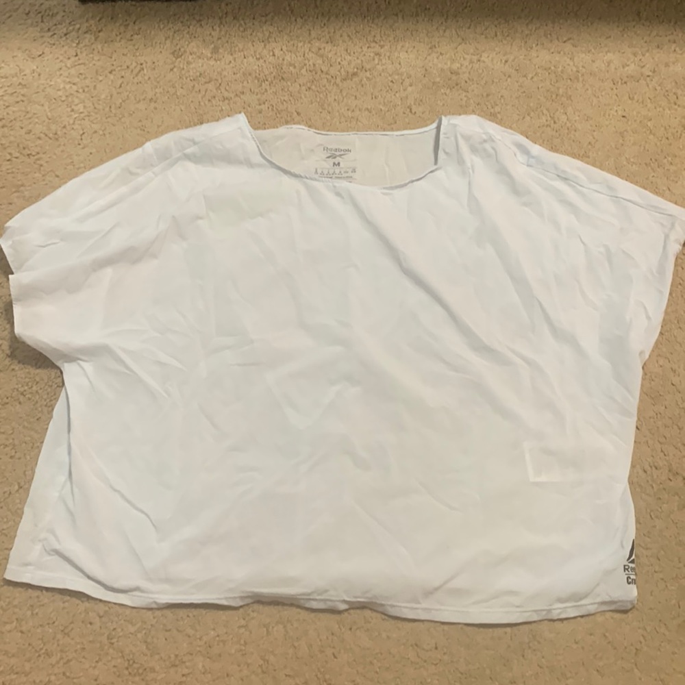 Reebok CrossFit speed wick workout crop top - size m - light blue